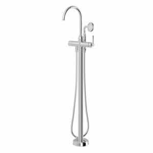 Phoenix - Cromford - 134-7451-00 - Floor Mounted Bath Mixer with Hand Shower - Chrome