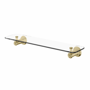 Phoenix - Cromford - 134-8600-12 - Glass Shelf 450mm - Brushed Gold