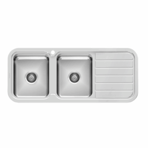 Phoenix - 1000 Series - 300-2111-50 - Double Left Hand Bowl Sink - Stainless Steel