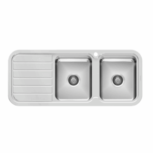 Phoenix - 1000 Series - 300-2211-50 - Double Right Hand Bowl Sink - Stainless Steel