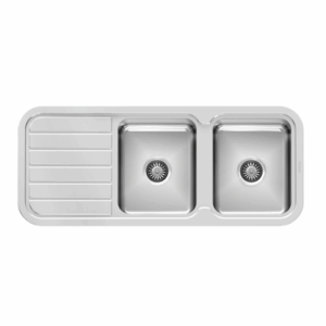 Phoenix - 1000 Series - 300-2301-50 - Double Bowl Sink - Stainless Steel