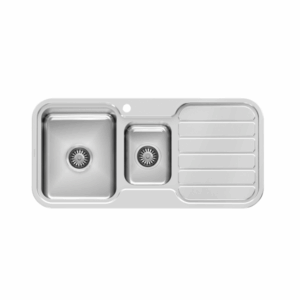 Phoenix - 1000 Series - 300-4111-50 - 1 and 1/3 Left Hand Bowl Sink - Stainless Steel