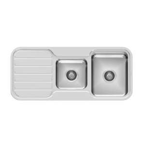 Phoenix - 1000 Series - 300-5301-50 - 1 and 3/4 Bowl Sink - Stainless Steel