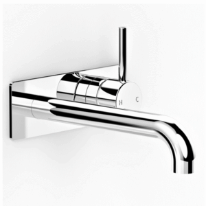 Faucet Strommen - Pegasi M - 30645 - Back Plate Basin Mixer 200mm - Chrome
