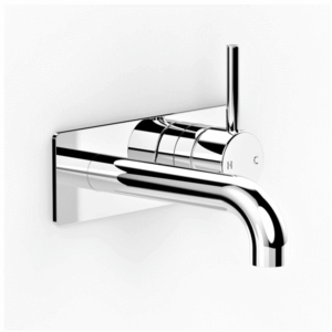 Faucet Strommen - Pegasi M - 30647 - Back Plate Bath Mixer 150mm - Chrome