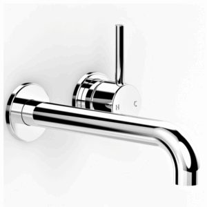 Faucet Strommen - Pegasi M - 30655 - Wall Basin Mixer Set 200mm - Chrome