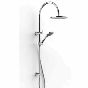 Faucet Strommen - Pegasi - 30670 - Dual Shower 600mm, High Curve Arm, 250mm Round Head - Chrome