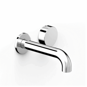 Faucet Strommen - Zero Progresiv Smooth - 30912 - Wall Basin Mixer Set, 150mm - Chrome