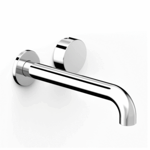Faucet Strommen - Zero Progresiv Smooth - 30913 - Wall Basin Mixer Set, 200mm - Chrome