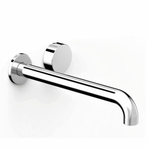 Faucet Strommen - Zero Progresiv Smooth - 30914 - Wall Basin Mixer Set, 250mm - Chrome
