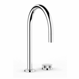 Faucet Strommen - Zero Progresiv Knurled - 30945 - Sink Mixer with Pull Out, Curve - Chrome