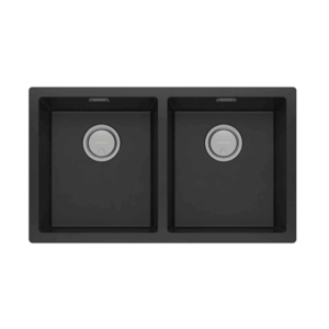 Phoenix - 5000 Series - 312-2002-10 - Double Bowl Sink - Matte Black