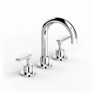 Faucet Strommen - Chisel D - 31790 - Basin Set with Ceramic Disc Lever - Chrome