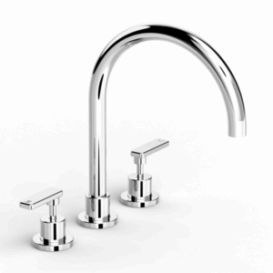 Faucet Strommen - Chisel D - 31791 - Sink Set with Ceramic Disc Lever - Chrome