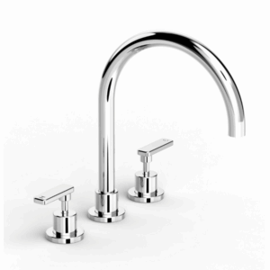 Faucet Strommen - Chisel D - 31792 - Spa Set, Hob with Ceramic Disc Lever - Chrome