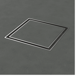 Faucet Strommen - Waste - 34356 - Tile in Floor Waste 115SQ x 100 - Chrome