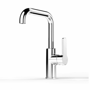 Faucet Strommen - Zeos - 35131 - Sink Mixer Square 160mm - Chrome