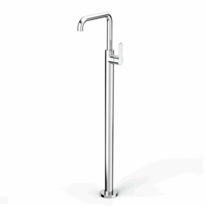 Faucet Strommen - Zeos - 35135 - Floor Bath Mixer Square - Chrome