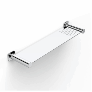 Faucet Strommen - Zeos - 35165 - Shower Shelf, Metal 400mm - Chrome