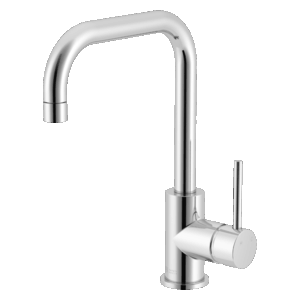 Abey - Gareth Ashton Lucia - 3K3 - Square Side Lever Mixer - Wels 3 Star Flow Rate 8L/min