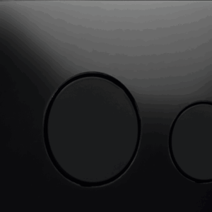 TECE - TECEloop Glass - 9.240.657 - Glass Flush Button - Black Glass/Black Buttons