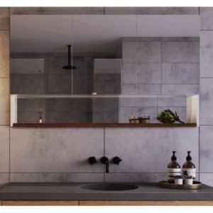 Rifco - Reflect T2 - 5516 - 3 Door Mirror Cabinet 1200mm