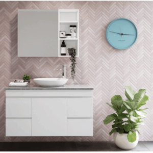 Rifco - Opera - 5701 - Single Door Mirror Cabinet 750mm