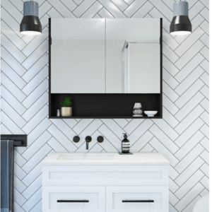 Rifco - Pacific - 5802 - Double Door Mirror Cabinet 750mm