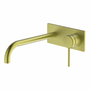 Abey - Gareth Ashton Poco - 6B-WS220-BB - Wall Basin/Bath Set 220mm - Brushed Brass