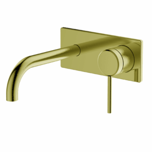 Abey - Gareth Ashton Poco - 6B-WS165-BB - Wall Basin/Bath Set 165mm - Brushed Brass