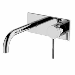 Abey - Gareth Ashton Poco Knurled - 6B-WS165-K - Wall Basin/Bath Set 165mm - Chrome