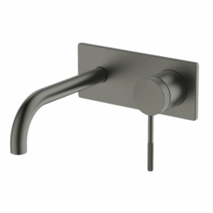 Abey - Gareth Ashton Poco Knurled - 6B-WS165-KGM - Wall Basin/Bath Set 165mm - Gun Metal