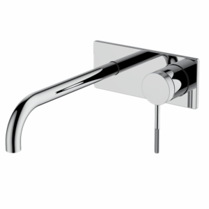 Abey - Gareth Ashton Poco Knurled - 6B-WS220-K - Wall Basin/Bath Set 220mm - Chrome