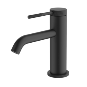 Abey - Gareth Ashton Poco Knurled - 6B1-KB - Basin Mixer - Matte Black