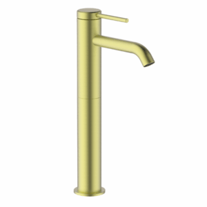Abey - Gareth Ashton Poco - 6B3-BB - Hi Basin Mixer - Brushed Brass