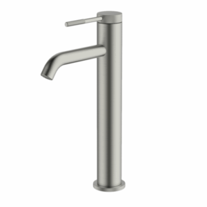 Abey - Gareth Ashton Poco Knurled - 6B3-KBN - High Basin Mixer - Brushed Nickel
