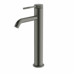 Abey - Gareth Ashton Poco Knurled - 6B3-KGM - High Basin Mixer - Gun Metal