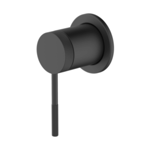 Abey - Gareth Ashton Poco Knurled - 6SH-EXT-KB + 6SH-INT-B - Shower Mixer - Matte Black