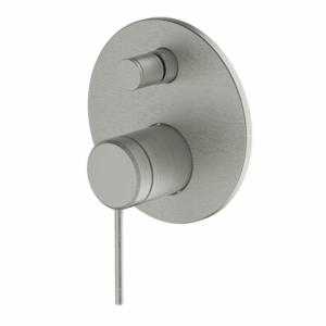 Abey - Gareth Ashton Poco - 6SHD-EXT-BN+6SHD-INT-BN - Diverter Mixer - Brushed Nickel