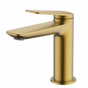 Abey - Gareth Ashton Vela - 7B1-BB - Basin Mixer - Brushed Brass