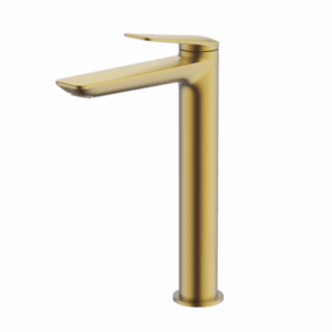 Abey - Gareth Ashton Vela - 7B2-BB - High Basin Mixer - Brushed Brass