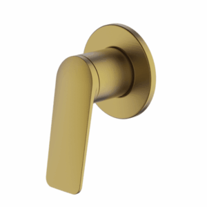 Abey - Gareth Ashton Vela - 7SH-EXT-BB + 6SH-INT-BB - Shower Mixer - Brushed Brass