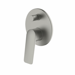 Abey - Gareth Ashton Vela - 7SHD-EXT-BN + 6SHD-INT-BN - Diverter Mixer - Brushed Nickel
