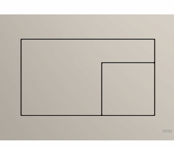 TECE - TECEvelvet - 9.240.733 - Flush Plate - Sandy Grey