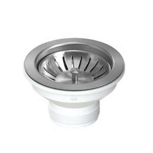 Turner Hastings - Kitchen & Laundry Wastes - 90BW-BN - 90 x 50mm Basket Waste - Brushed Nickel