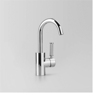 Astra Walker - Assemble Knurled Icon + Lever - A68.03.KN.00 - Basin Mixer with 117mm Swivel Spout - Chrome