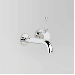 Astra Walker - Assemble Knurled Icon + Lever - A68.05.48.KN.00 - Wall Set with 155mm Spout- Chrome