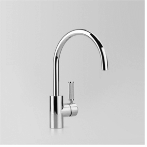 Astra Walker - Assemble Knurled Icon + Lever - A68.08.KN.00 - Kitchen Mixer with 206mm Swivel Spout - Chrome