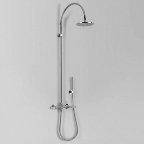 Astra Walker - Assemble Knurled Icon + Lever - A68.25.KN - Shower Set & Hand Shower - Chrome