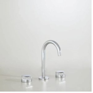 Astra Walker - Assemble Dial - A81.00.69.V7 - Basin Set with Fluted Handles & 110mm Swivel Spout - Chrome
